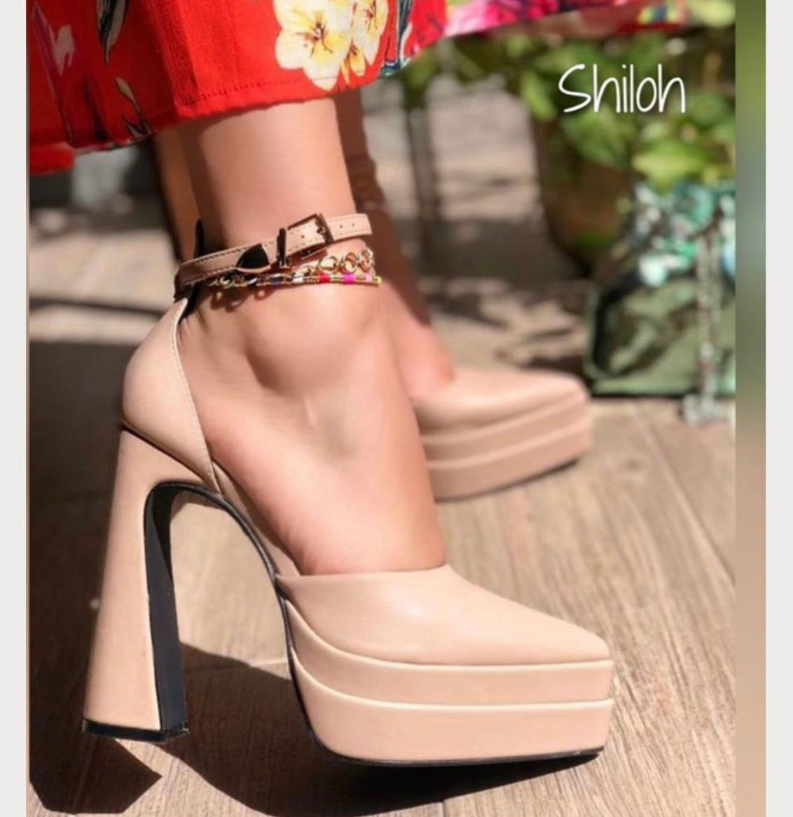 Shiloh nude heels GALLIANO