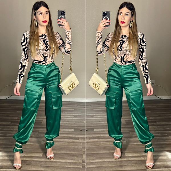 Satin emerald brisa cargo