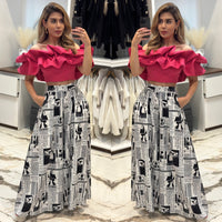 Ruffle crop top