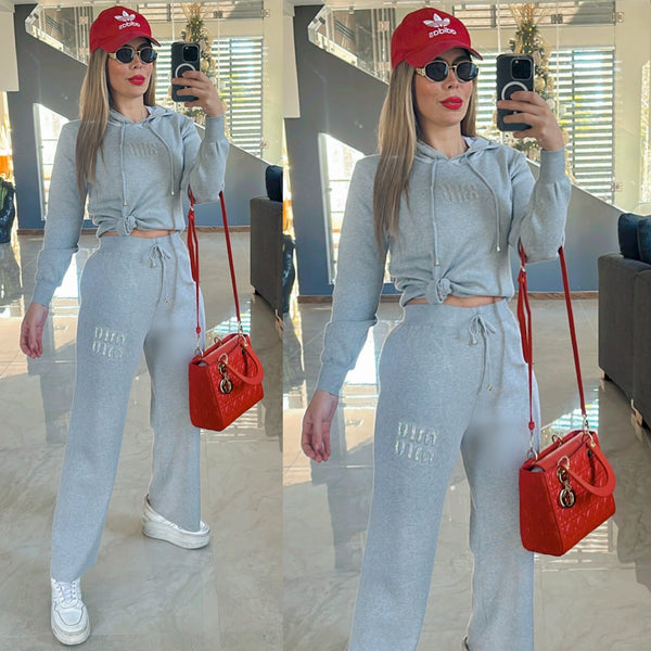 Ana sweatshirt gray set