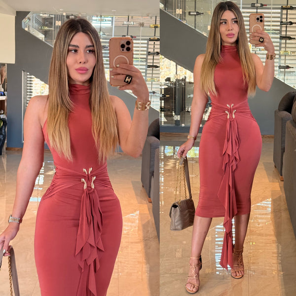 Vienna snake dress
