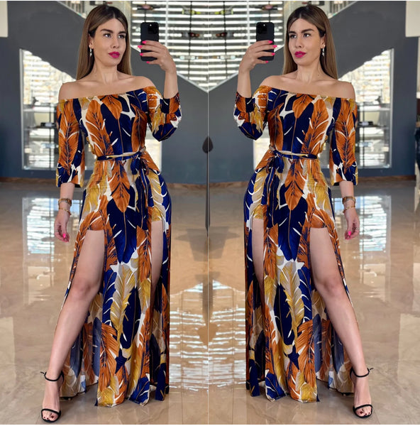 Slit dress Adriana