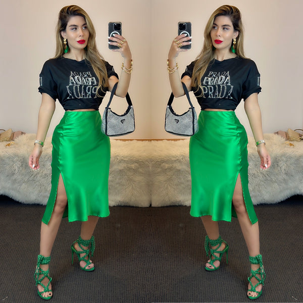 My green skirt