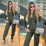 Brianna one piece jogger jumpsuit