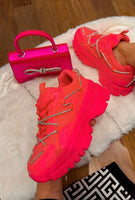 Hot pink Irina sneakers