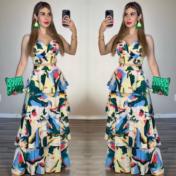 2 piece Melissa skirt set