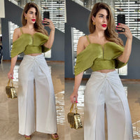 White Valeria pants