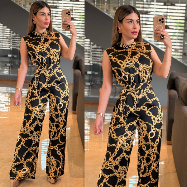 Versa style silk jumpsuit