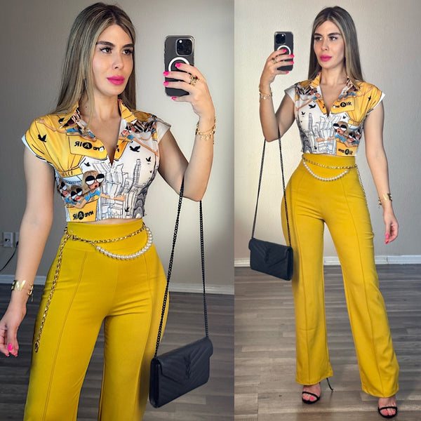 Carolina yellow pants