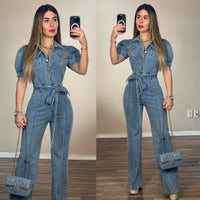 Maritza denim jumpsuit