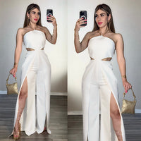 Trisha white jumpsuit