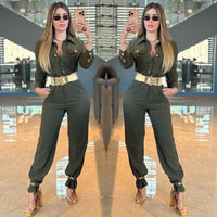 Brianna one piece jogger jumpsuit