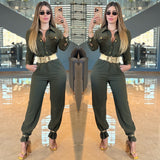 Brianna one piece jogger jumpsuit