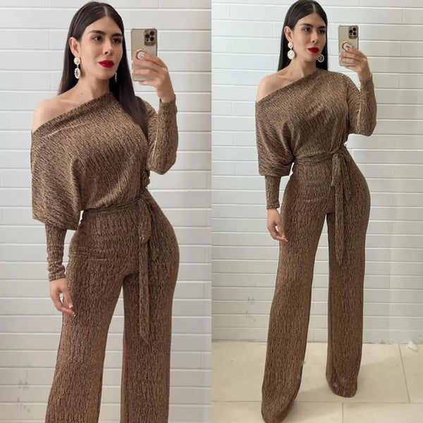 Shimmery gold jumpsuit