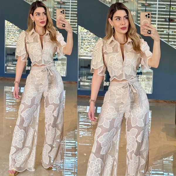 Lace premium 2 piece set