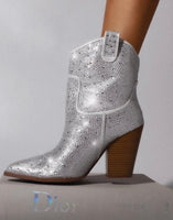 Cowboy embellished boots