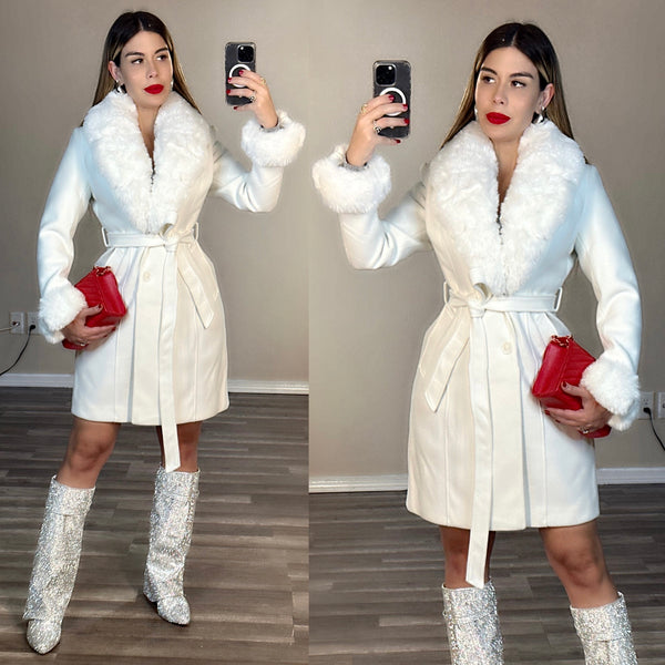 Giovanna white coat