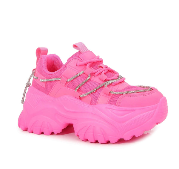 My hot pink sneaker