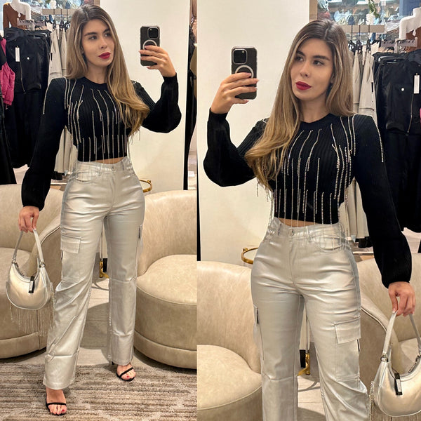 Embellished Melissa sweater