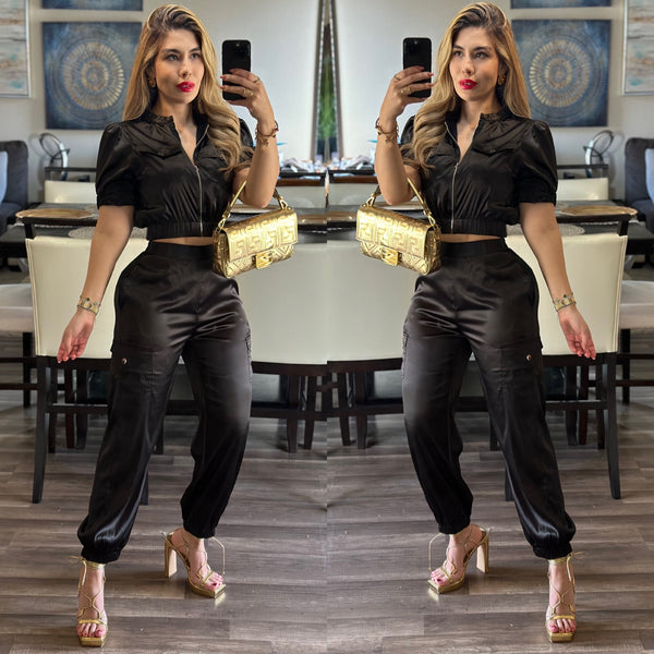 Satin stretch Ana set