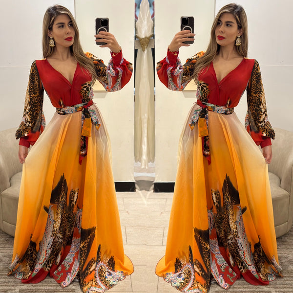 Valentina maxi dress