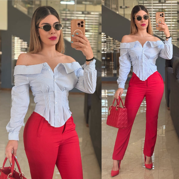 Off shoulder Briana top