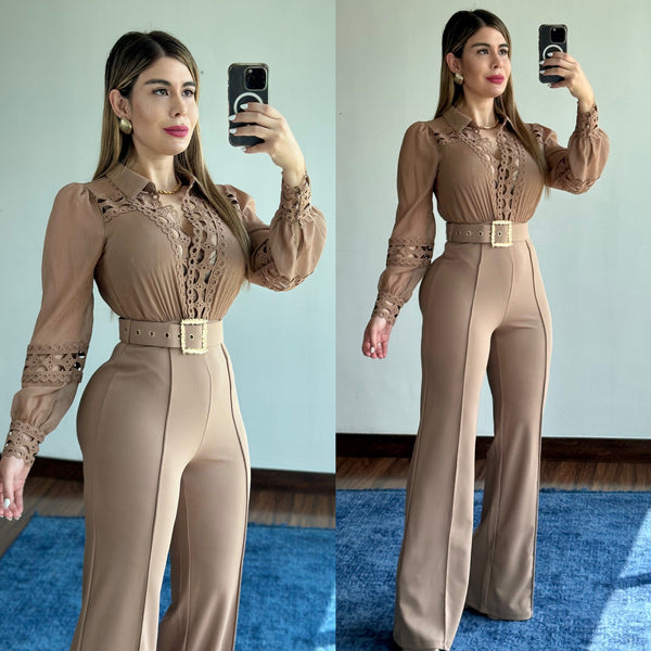 Abigail stretch jumpsuit