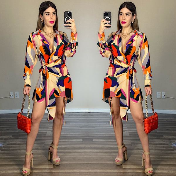 Gabriela wrap dress