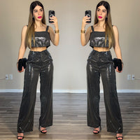 2 piece shimmer set