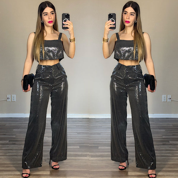 2 piece shimmer set
