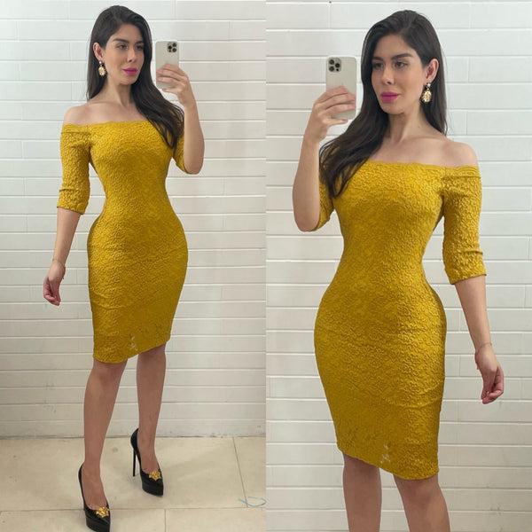 Morning event midi dress